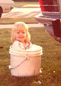 Kate Bolin as a toddler